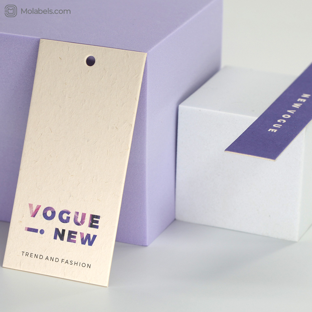 Print brand seed paper hang tags for clothing