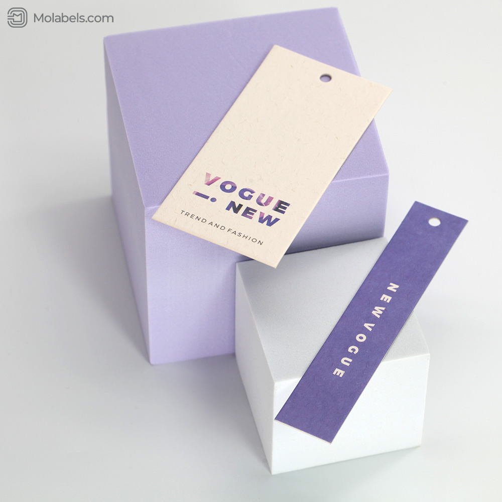 Print brand seed paper hang tags for clothing