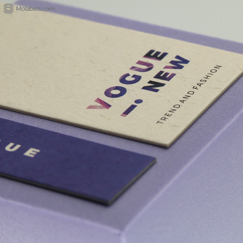 Print brand seed paper hang tags for clothing