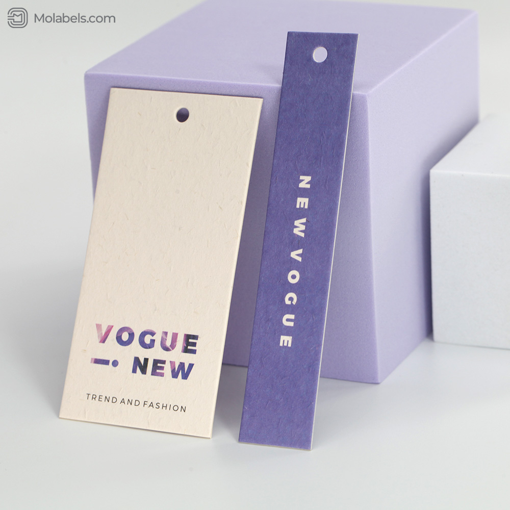 Print brand seed paper hang tags for clothing