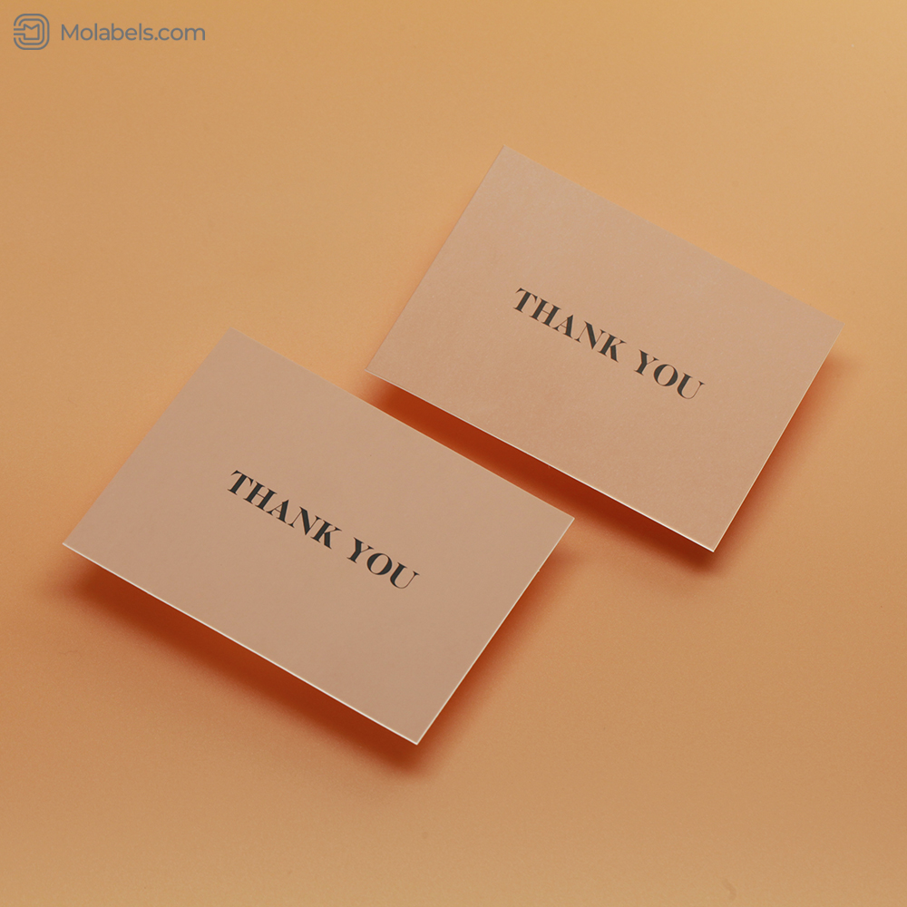 Custom thank you cards and cardboard envelope suppliers