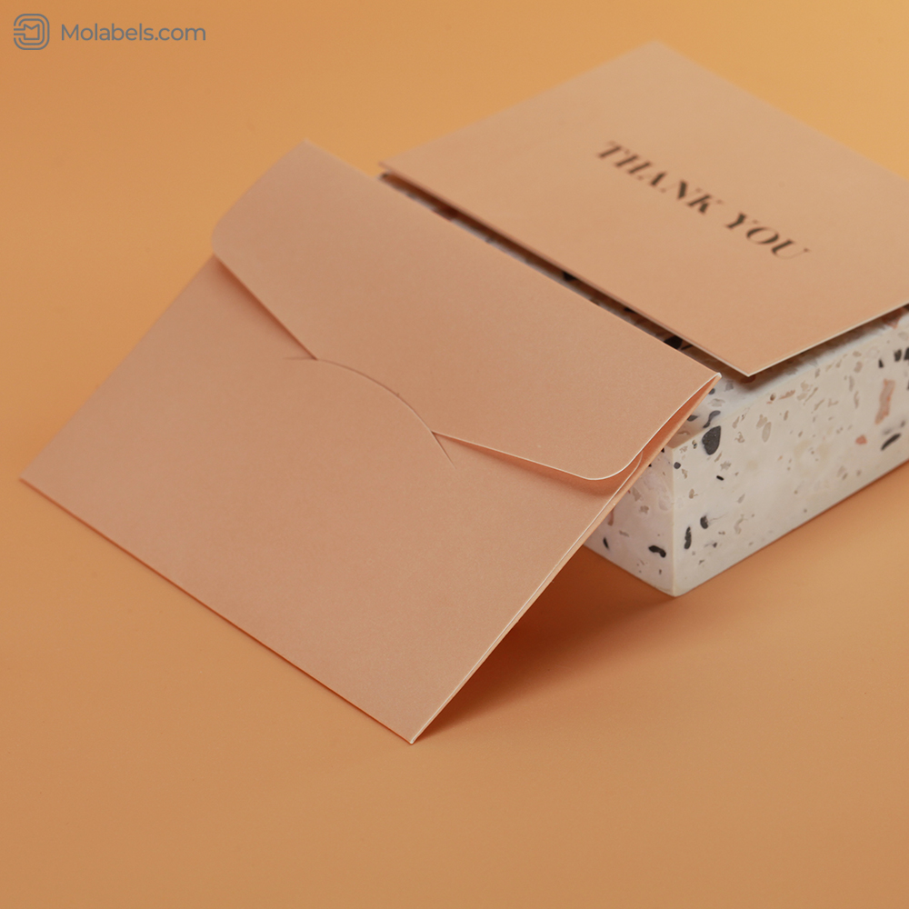 Custom thank you cards and cardboard envelope suppliers