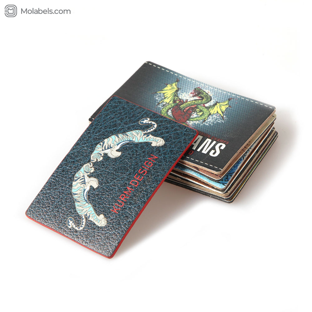  custom leather clothing labels