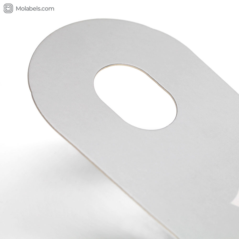 Custom sock hang tag card packaging sleeve