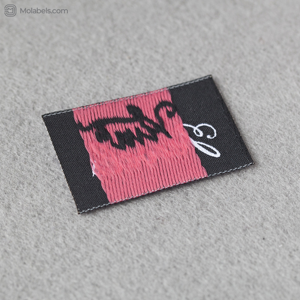 Private white clothing labels tag